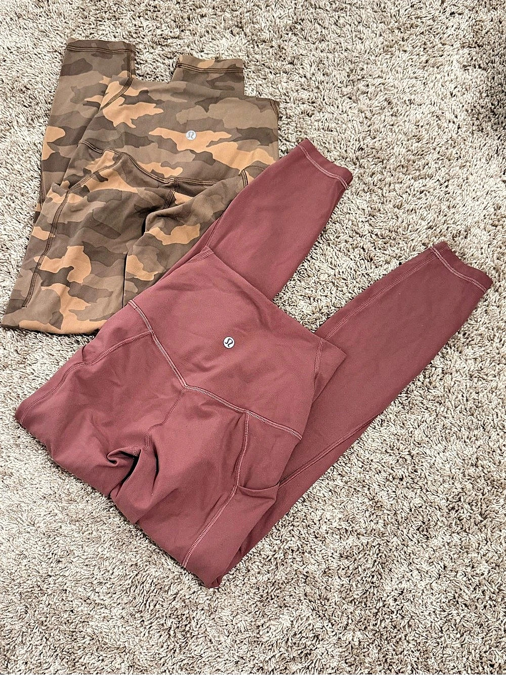 lululemon(Bundle of 2) Camo & Pink Leggings
